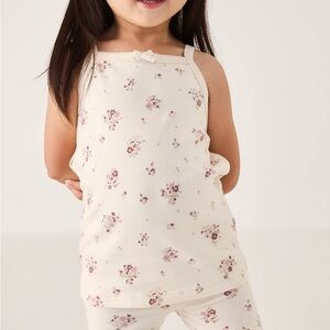 NWOT Jamie Kay Cream Floral Tank Top
